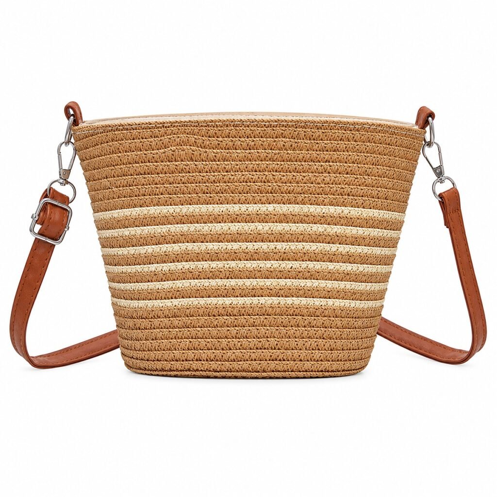 Straw beach bag for wholesale and private label buyers